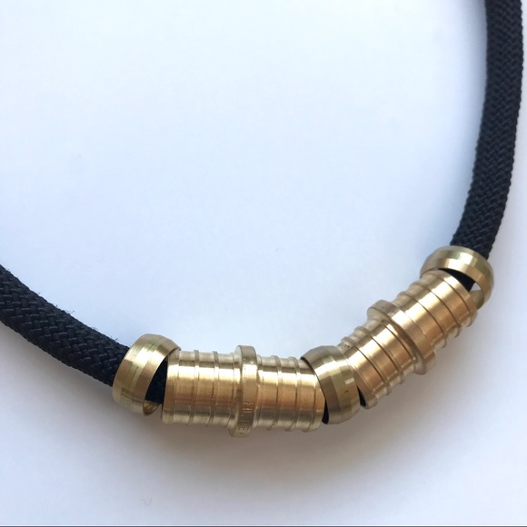 Black rope necklace - Multiple ways to wear - Picture 5 of 12